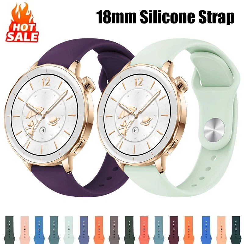 Fossil Smartwatch Accessories - Bracelet de montre en Silicone 18mm