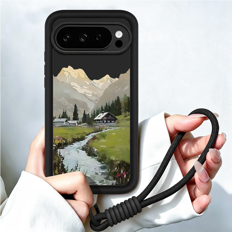 Google Pixel 9 - Coque de téléphone à motif paysager