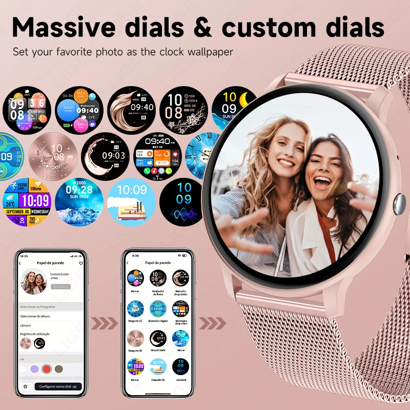Montre connectée LIGE avec app - Smartwatch Custom avis et prix