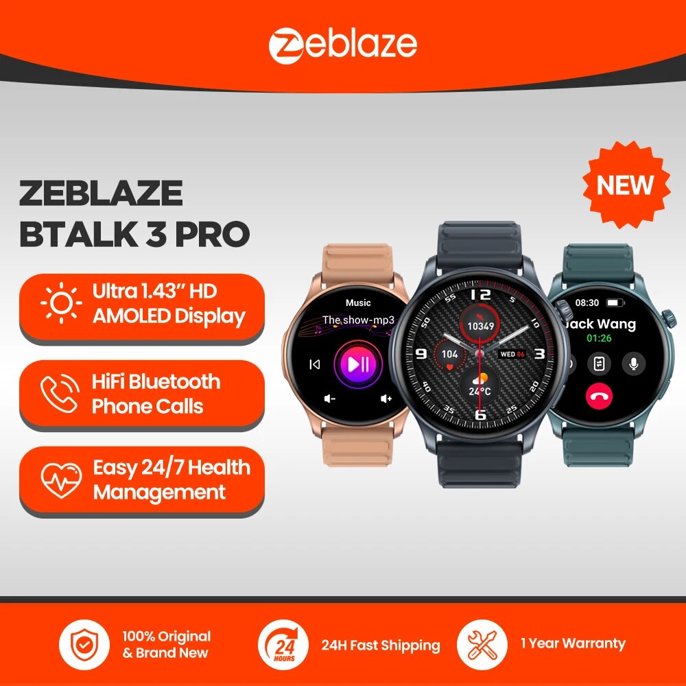 Nouveau Zeblaze Btalk 3 PRO 1. - Smartwatch X2 avis et prix