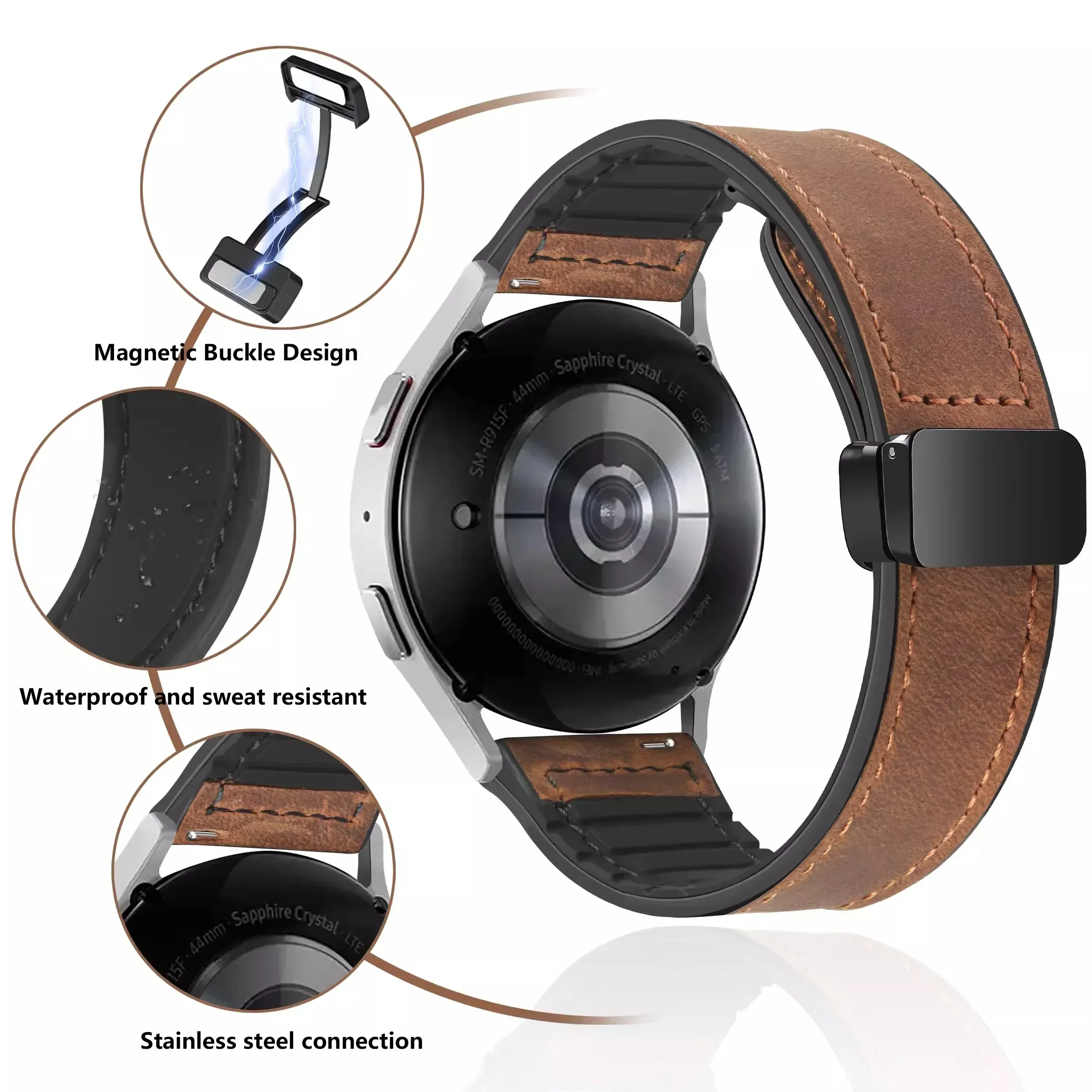 Bracelet en cuir souple pour M - Motorola Smartwatch Accessories avis et prix
